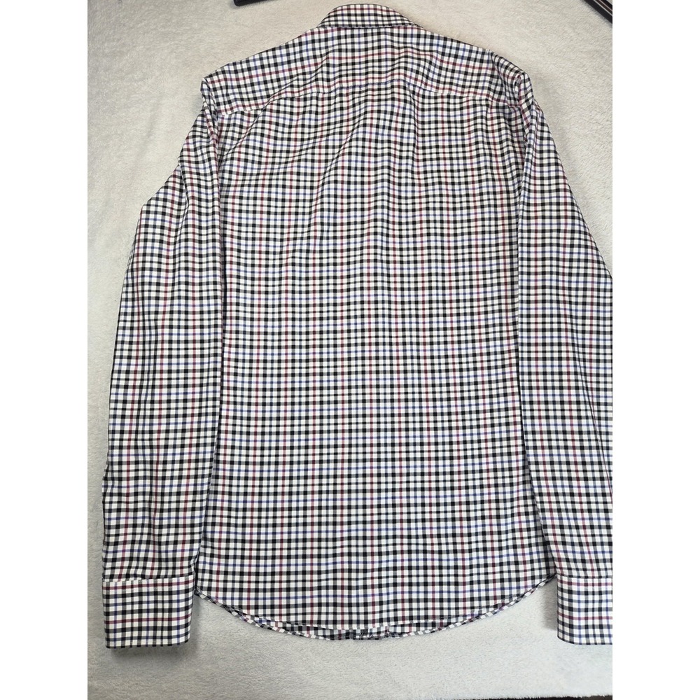 UNTUCKit Shirt Mens Medium Slim Tall Terravant Plaid Button Down Wrinkle Free - Picture 3 of 8